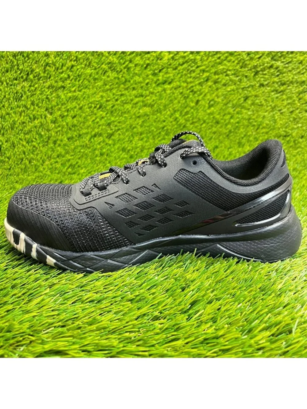 Reebok Nanoflex TR Womens Size 8W Black Composite Toe Safety Work Shoes Sneakers - Picture 2 of 10